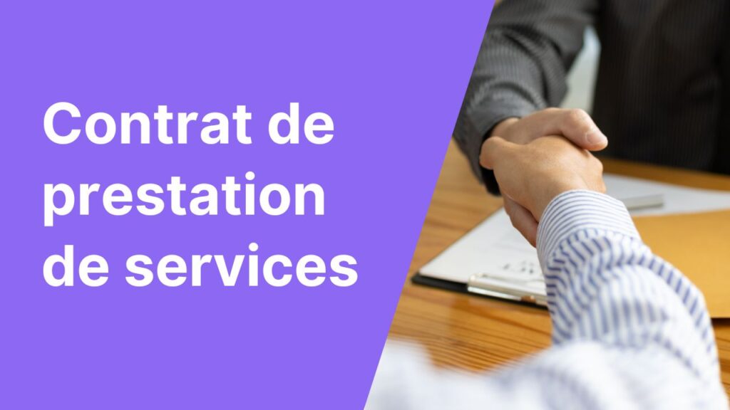 Contrat de prestation de services
