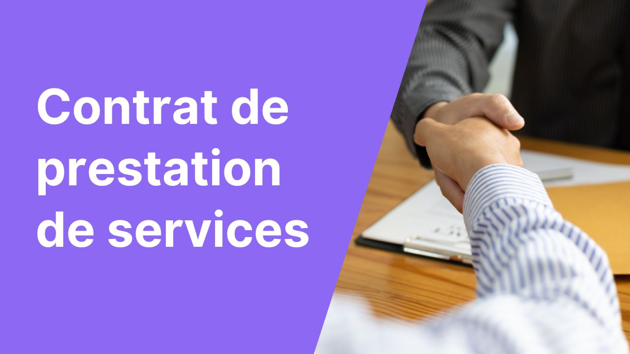 Contrat de prestation de services