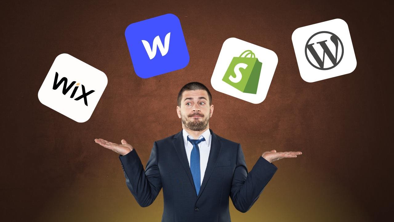 WordPress, Webflow, Wix, Shopify,site vitrine