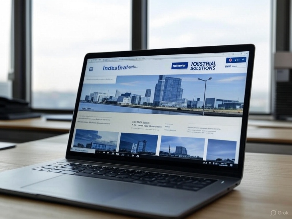 entreprise industrielle, site vitrine, site web