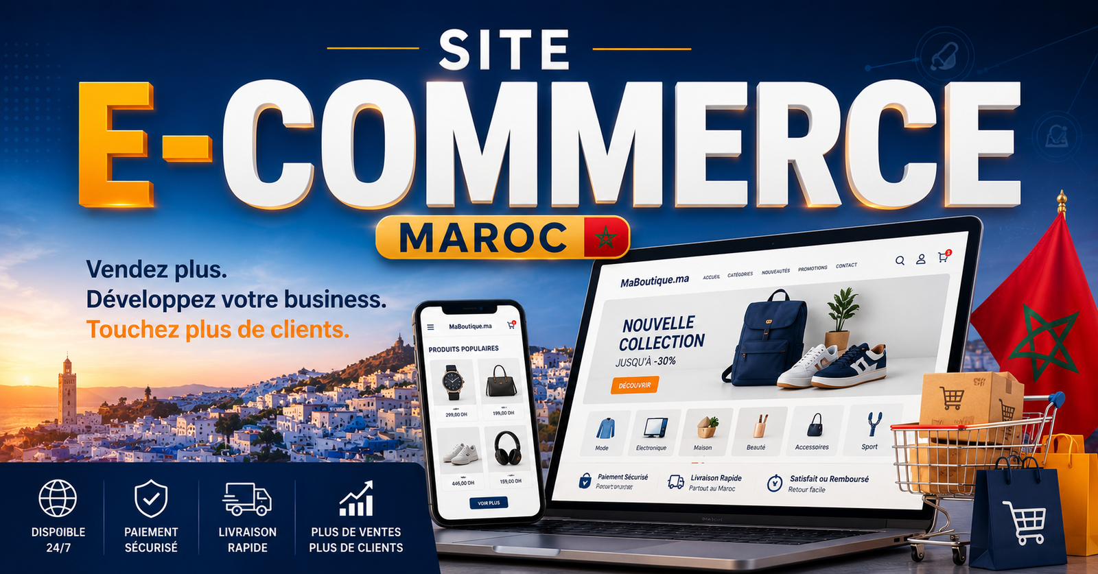 Site E-commerce Maroc